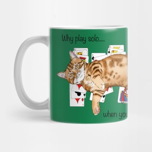 Solitaire Kitty Mug